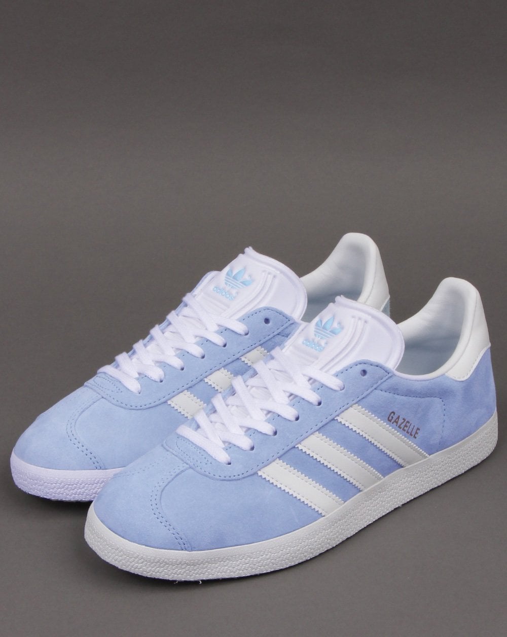 Adidas Gazelle Trainers Sky/White