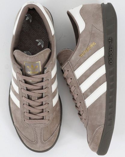 Adidas Hamburg Trainers Dark Sand/Off White