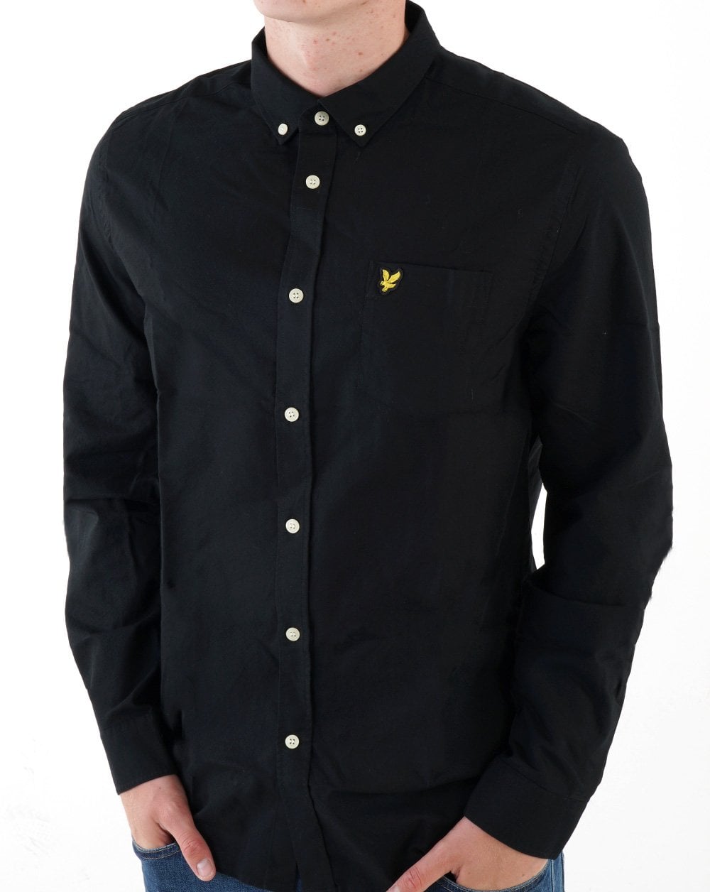 Lyle & Scott Oxford Shirt Black