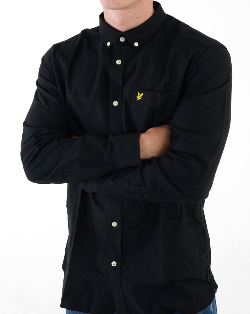 Lyle & Scott Oxford Shirt Black