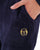 Sergio Tacchini Dallas Velour Track Pants Navy Blue
