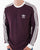 Adidas Originals 3 Stripes LS T Shirt Shadow Maroon