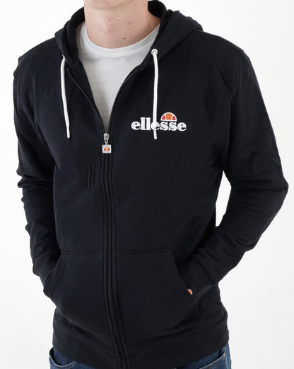 Ellesse Full Zip Hoody Black