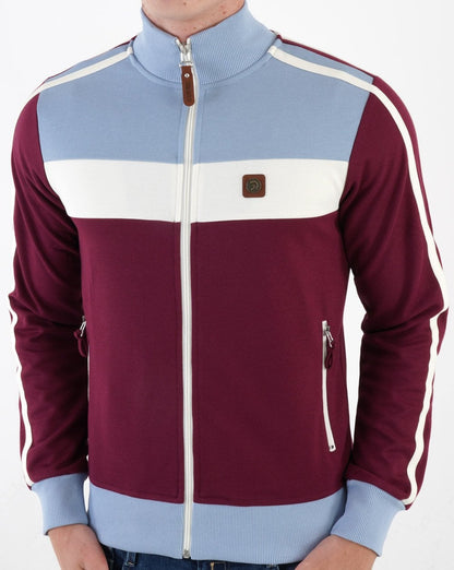 Trojan Twin Stripe Track Top Port