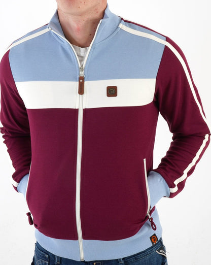 Trojan Twin Stripe Track Top Port