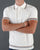 Ska & Soul Pointelle Fine Gauge Polo Ecru
