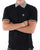 Trojan Mono Trim Pique Polo Black