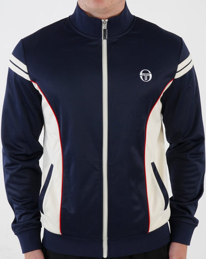 Sergio Tacchini Fjord Track Top Navy/Cream/Red