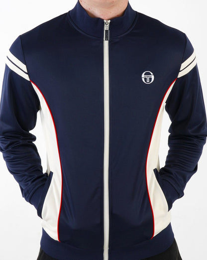Sergio Tacchini Fjord Track Top Navy/Cream/Red