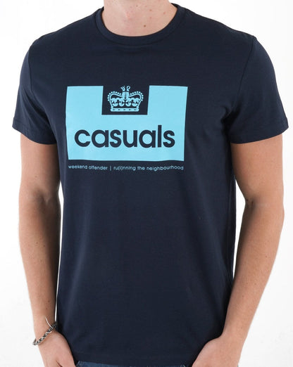 Weekend Offender Casuals T Shirt Navy/Blue