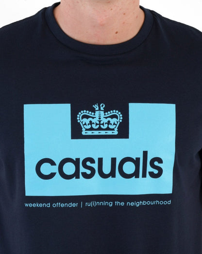 Weekend Offender Casuals T Shirt Navy/Blue