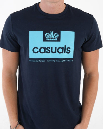 Weekend Offender Casuals T Shirt Navy/Blue