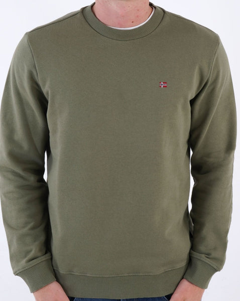 Napapijri Balis Crew Neck Sweatshirt Green