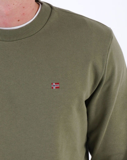 Napapijri Balis Crew Neck Sweatshirt Green