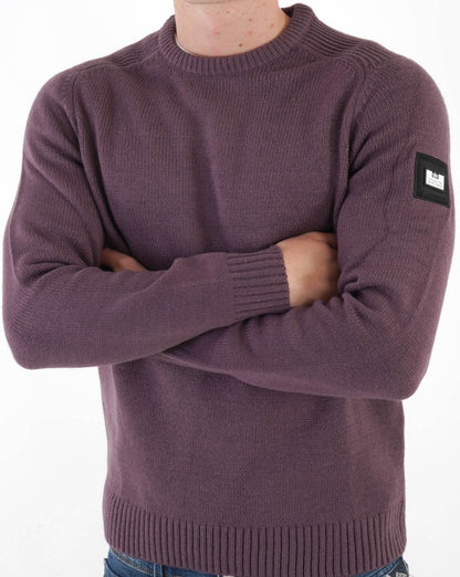 Weekend Offender Zagreb Knit Dark Grape
