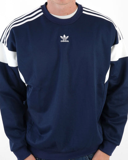 Adidas Originals Cutline Crew Sweat Night Indigo