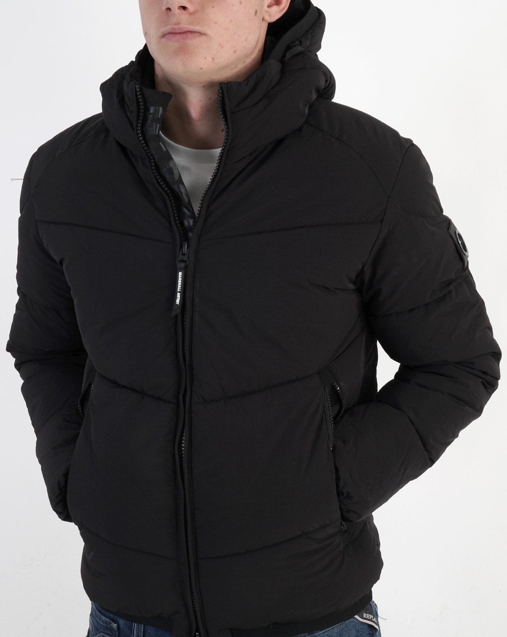 Marshall Artist Transalpino Bubble Jacket Black