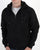 EA7 Full Zip Jersey Hoodie Black