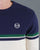 Sergio Tacchini Crew Neck Knit Ecru - Navy