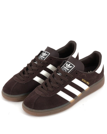 Adidas Munchen Trainers Brown/Off White