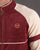 Sergio Tacchini Orion Rib Velour Track Top Burg Red / Off White