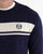 Sergio Tacchini Masters Knitted Jumper Navy Blue/White