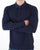 Lacoste Long Sleeve Tonal Paris Polo Shirt Navy