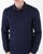 Lacoste Long Sleeve Tonal Paris Polo Shirt Navy