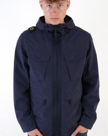 Ma.strum Hooded Jacket Navy