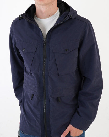 Ma.strum Hooded Jacket Navy