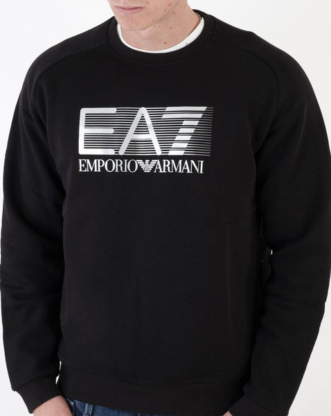 EA7 Visibility Logo Sweatshirt Black