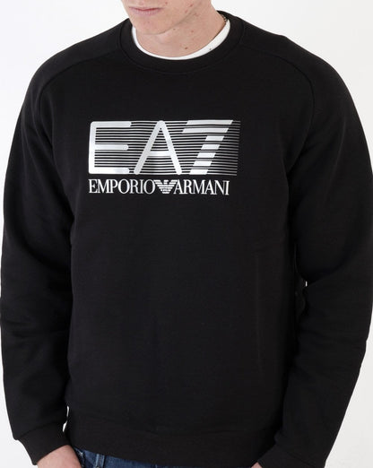 EA7 Visibility Logo Sweatshirt Black