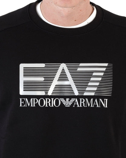 EA7 Visibility Logo Sweatshirt Black