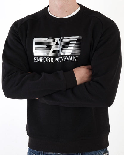 EA7 Visibility Logo Sweatshirt Black