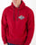 Replay Mountain Print Hooded Sweatshirt Chilli Red