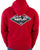 Replay Mountain Print Hooded Sweatshirt Chilli Red