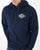 Replay Mountain Print Hooded Sweatshirt Navy Blue