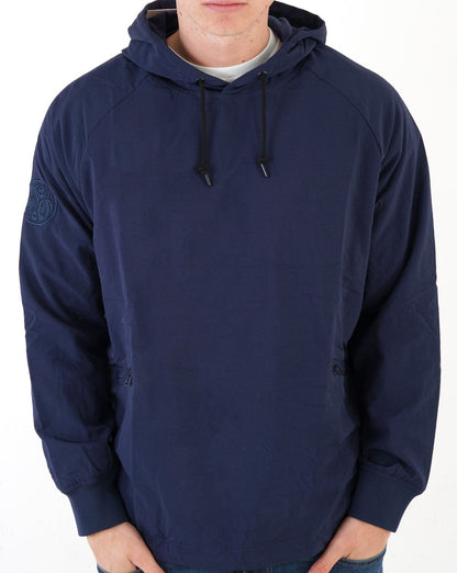 Pretty Green Nylon Ripstop Hoody Navy