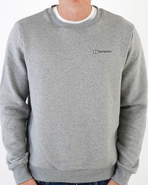 Berghaus Logo Crew Neck Sweatshirt Grey Marl