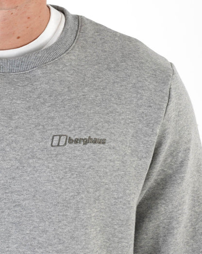 Berghaus Logo Crew Neck Sweatshirt Grey Marl