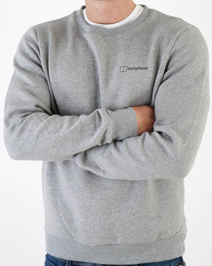 Berghaus Logo Crew Neck Sweatshirt Grey Marl