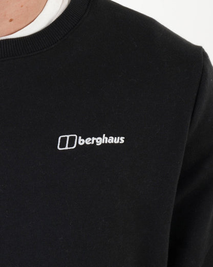 Berghaus Logo Crew Neck Sweatshirt Jet Black