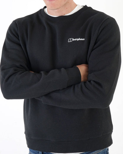 Berghaus Logo Crew Neck Sweatshirt Jet Black