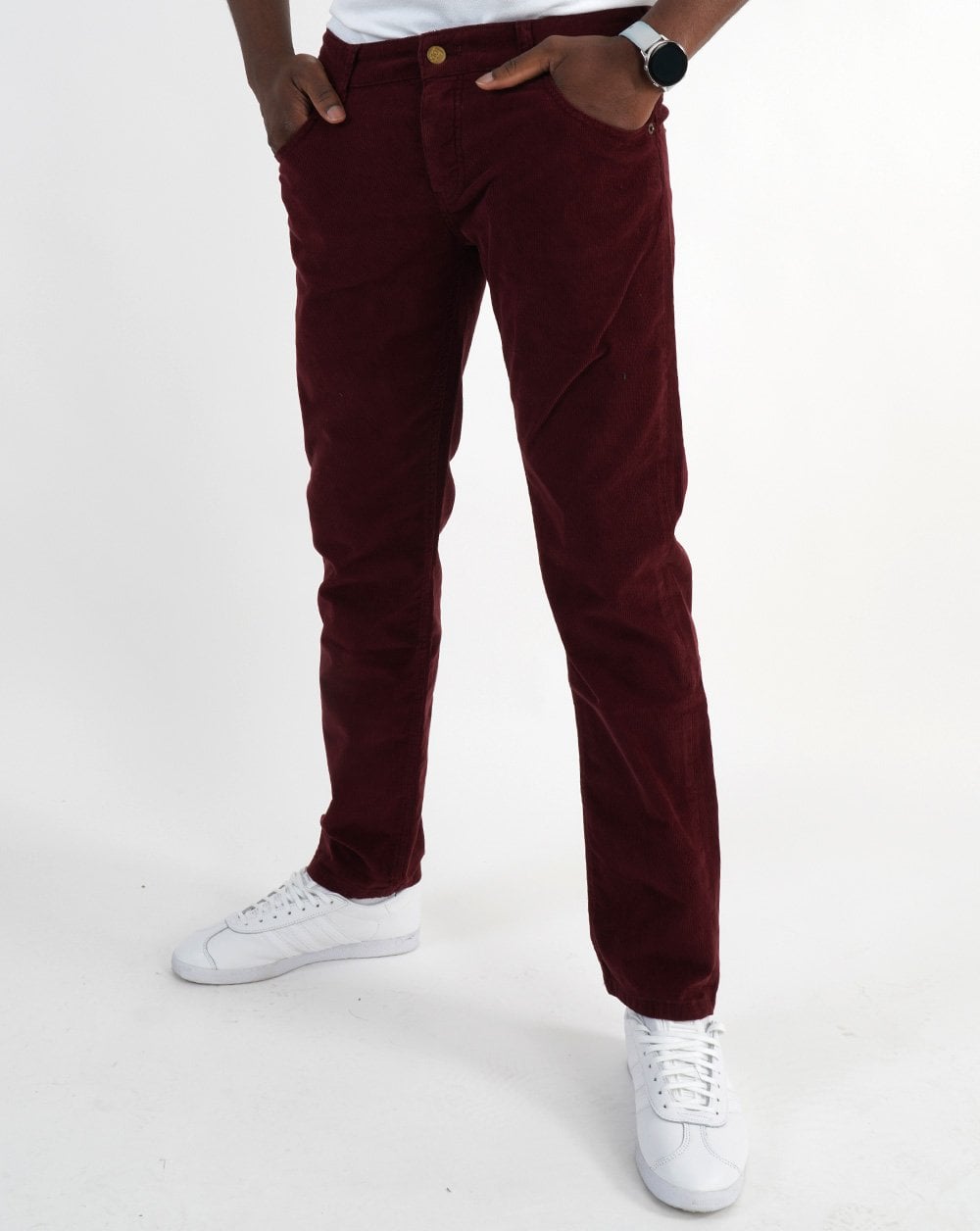 Lois Sierra Needle Cords Burgundy