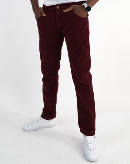 Lois Sierra Needle Cords Burgundy