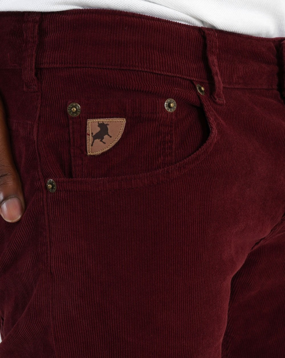 Lois Sierra Needle Cords Burgundy