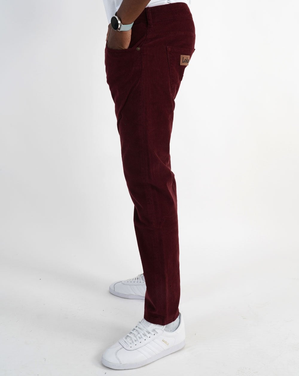 Lois Sierra Needle Cords Burgundy
