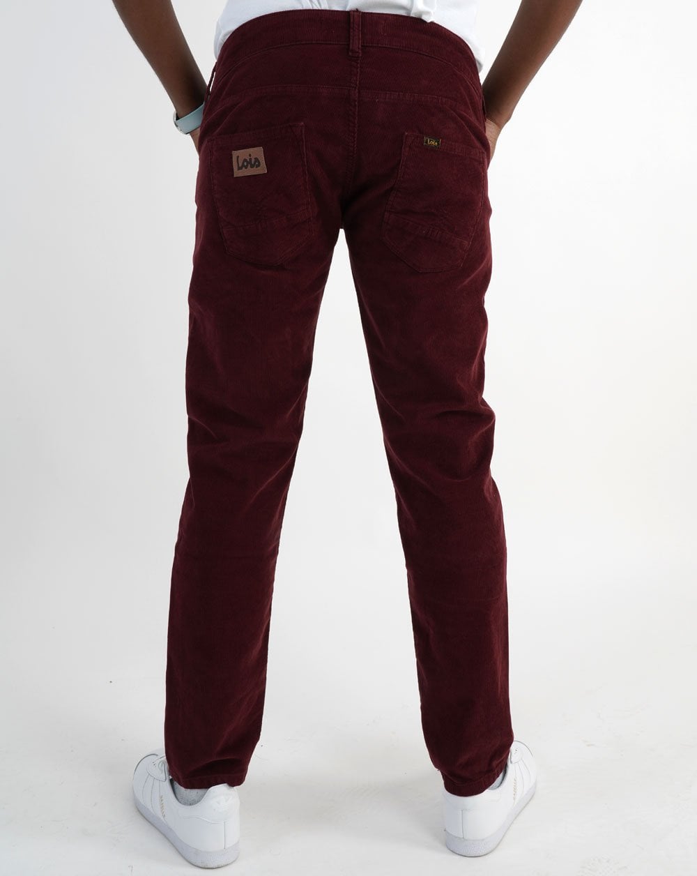 Lois Sierra Needle Cords Burgundy