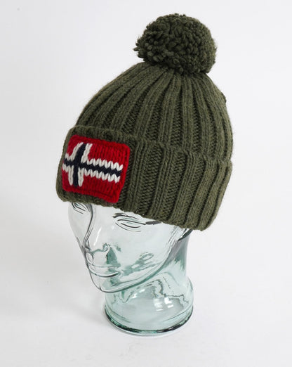 Napapijri Semiury Bobble Hat Green