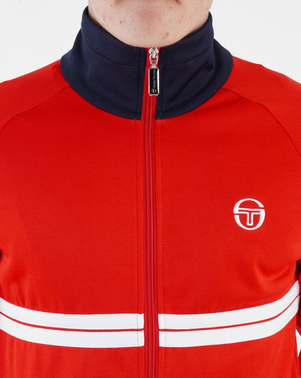 Sergio Tacchini Dallas Track Top Dark Red/Navy/White
